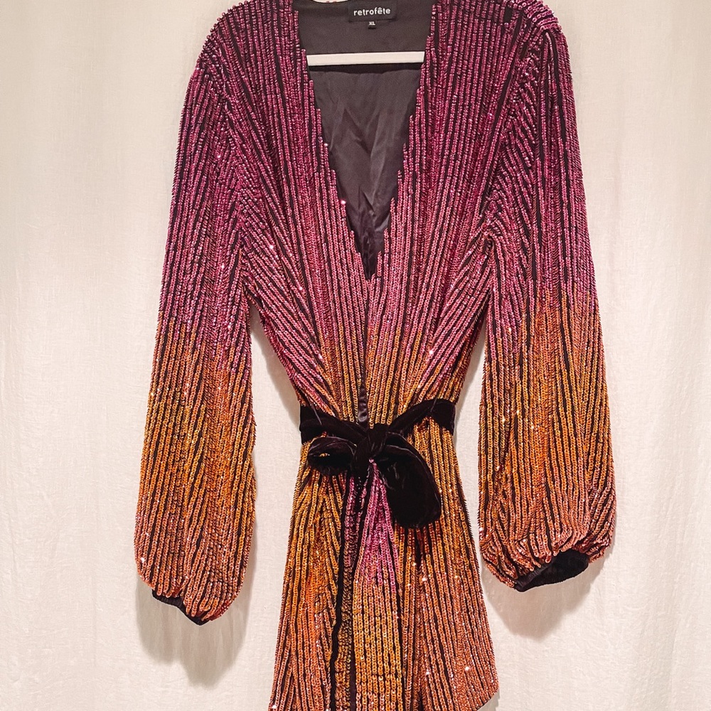 Basically New Retrofete Ombré Gabrielle Robe Dress